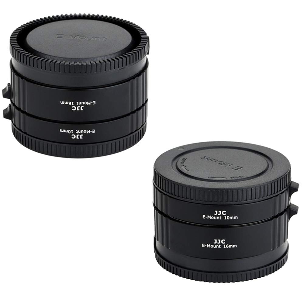 Набор колец для макросъемки JJC для цифровых камер с удлинительным кольцом для крепления Sony E II A9III A7C R A7C II A6700 FX30 A7RV A7RIV A7RIII A7RII A7IV A7III A7SIII