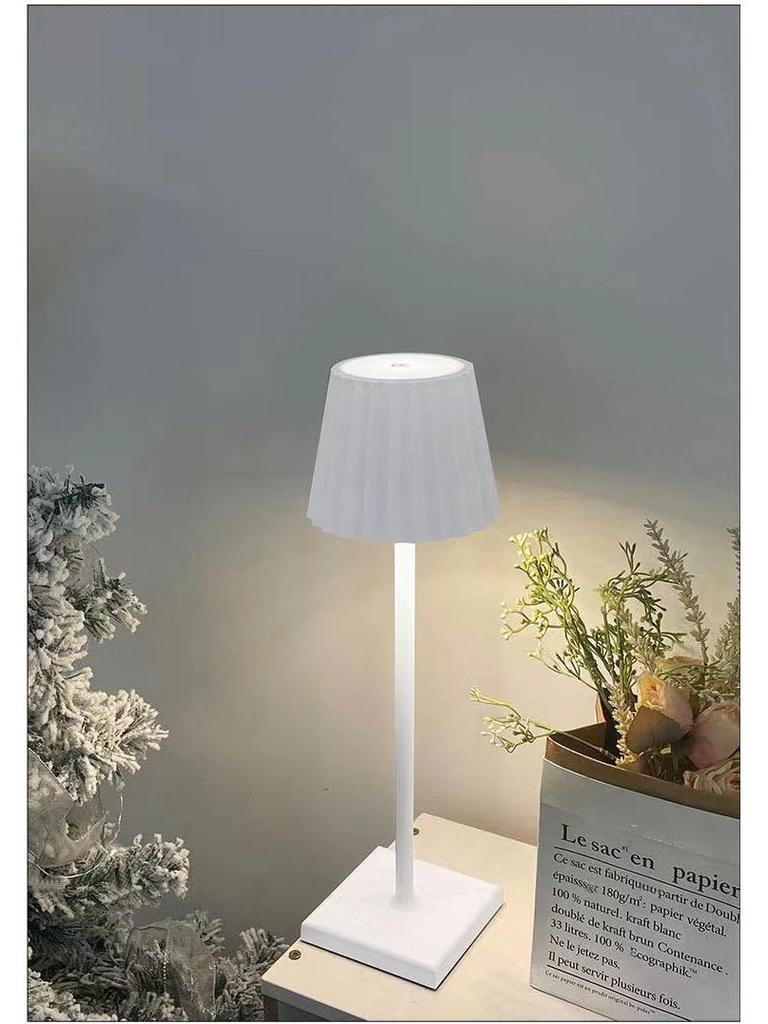 USB Rechargeable LED Table Lamp: Touch-Control Night Light for Outdoor & Indoor Atmosphere
