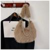 Autumn and Winter New Style of Fur Shoulder Beads Solid Versatile Hot Fashionable Bags