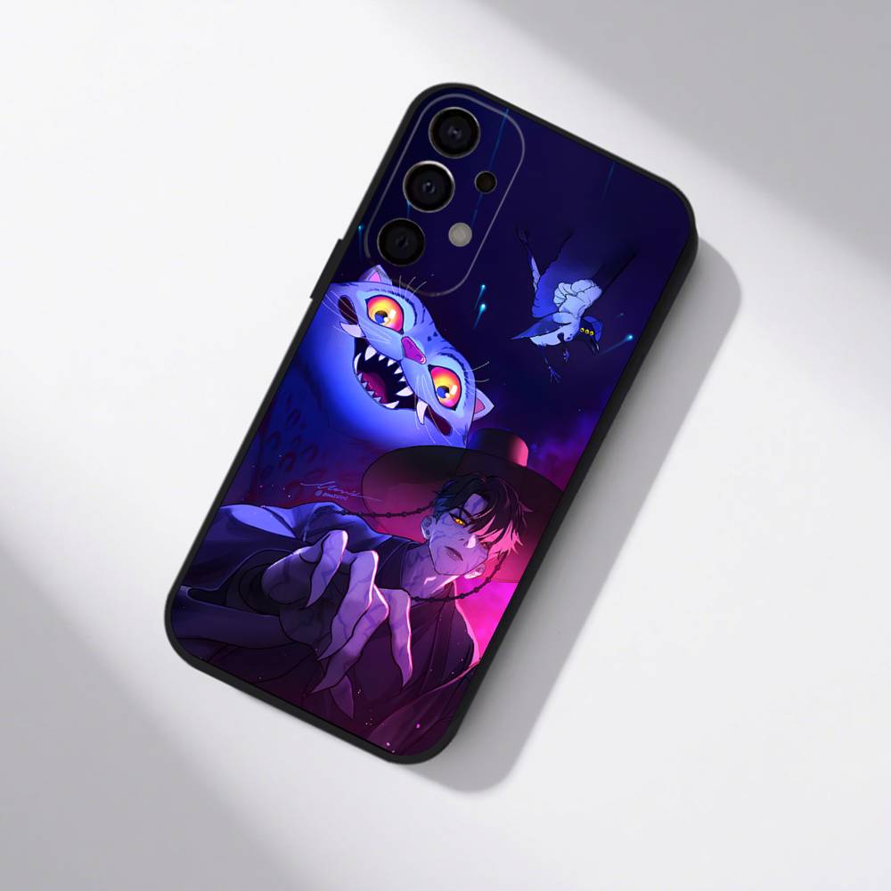 Чехол для телефона KPop Tiger Of D-Demon H-Hunters для Samsung S25,S24,S21,S22,S23,S30,Ultra,S20,Plus,Fe,Lite,5G Черный
