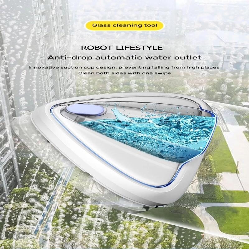 Магнитный очиститель окон, двойное стекло, вода, защита от защемления, автоматический выпуск воды, стеклоочиститель, регулируемый сверхсильный магнит 3 мм-35 мм