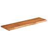 VidaXL Wall Shelf, Floating Shelf, Wall Decoration for Office Living Room, Rectangular Solid Acacia Edge 370240