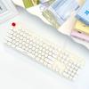 Mofii 104-клавишная мембранная клавиатура с симпатичным внешним видом и круглыми клавишами в стиле ретро, проводная, совместимая с ноутбуком,