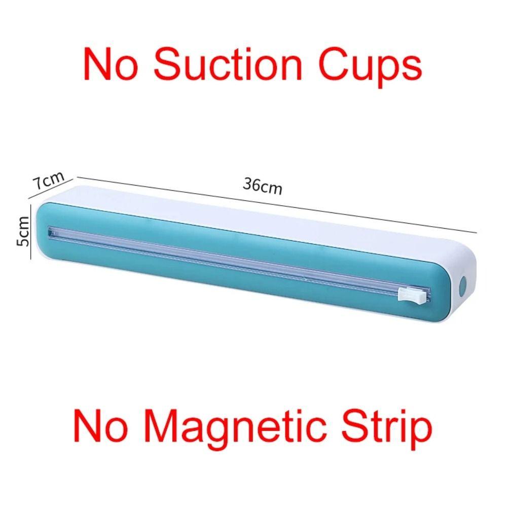 ABS Cling Film Dispenser 2-in-1 Slide Cutter New Cutter Storage Box