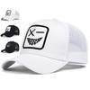 Unisex X Smiling Face Teeth Embroidery Baseball Net Caps Adjustable Casual Hats Spring and Summer Outdoor Sunscreen Hat