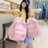 Student Schoolbag Bow Embroidered Backpack Women's Large Capacity Backpack