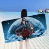 Игровое полотенце Bayonetta из микрофибры для пляжа, впитывающее, быстросохнущее, мягкое, для йоги, плавания, курорта, альпинизма