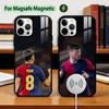 Чехол для телефона Футбольный B-Барселона P-Педри 8 Для iPhone17,16,15,14,13,12,11 Plus,Pro Магнитный Для беспроводной зарядки Magsafe