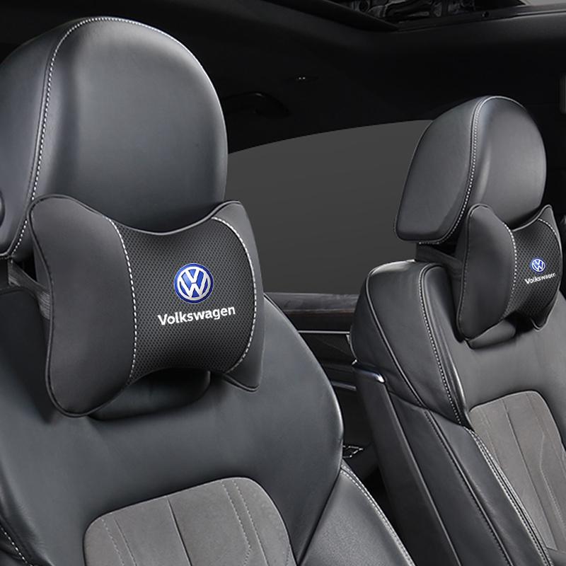 Для VOLKSWAGEN VW 1 шт. Подушка-подголовник на сиденье автомобиля с логотипом авто Для Volkswagen Polo Golf Tiguan Passat Touareg Magotan ID.3 Toura