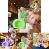 Cartoon Poached Egg Dog Keychain With Resin Material For Backpack And Keys