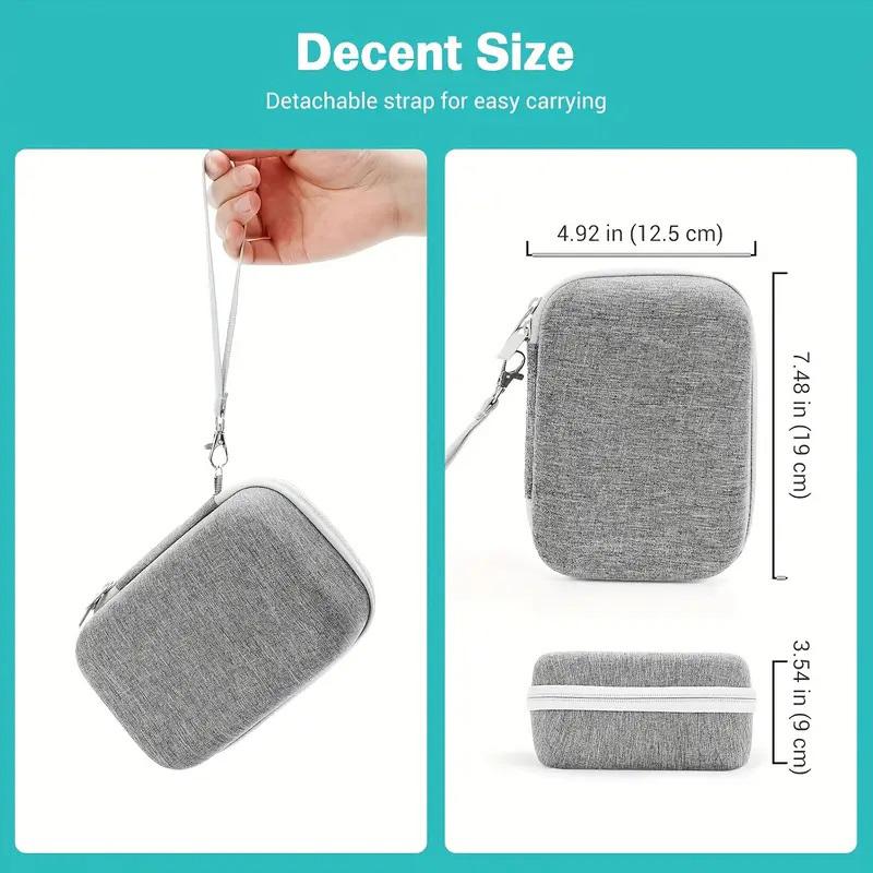 Портативный чехол для небулайзера Водонепроницаемый чехол для респиратора Сумка для лекарств Чехол для респиратора Портативный чехол для переноски Сумка для лекарств