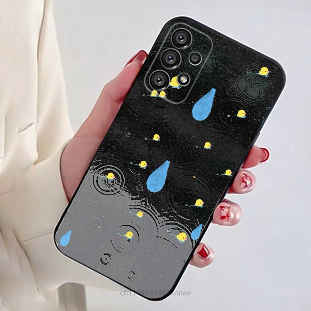 Желтая Утка Чехол для Телефона для Samsung Galaxy A73,23,53,33,14,24,13,72,22,52,32,54,A34 Мягкий Чехол