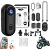 Thumb Action Camera, Tiny Size, Mount Anywhere, Small Body Camera with Spring Clip, Portable Vlogging, Hands-Free POV Recording Helmet Cam for Cycling