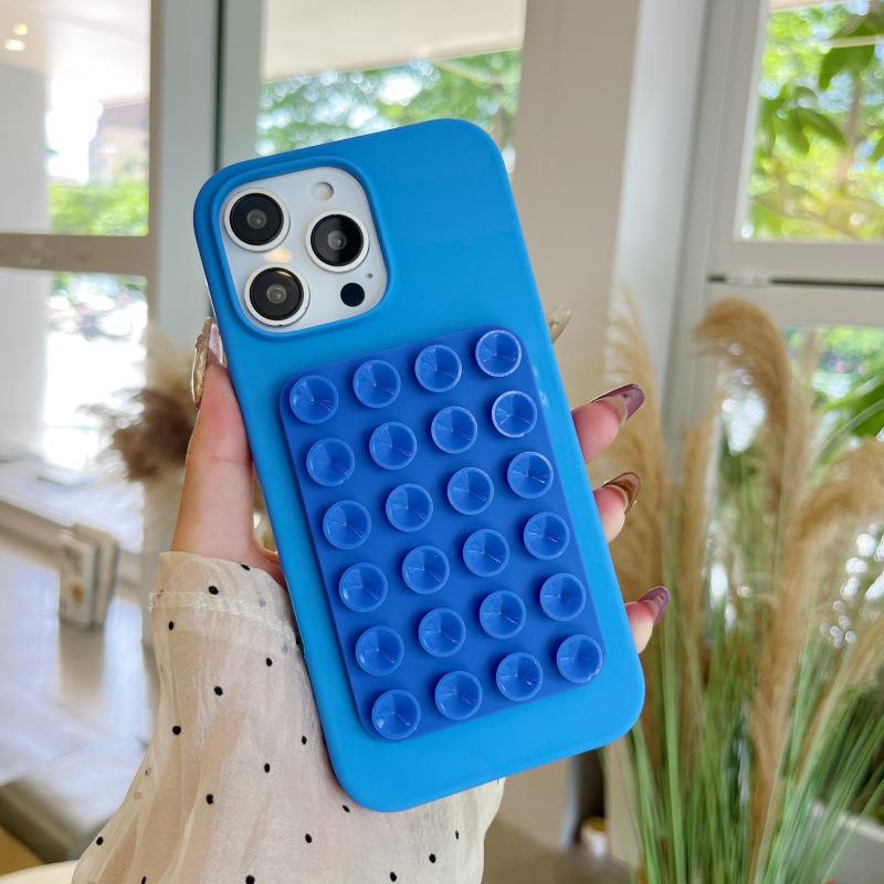 Многофункциональная силиконовая присоска - подставка для телефона и наклейка на заднюю панель