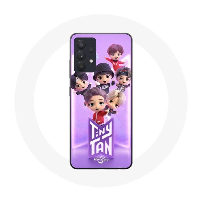 Coque pour Samsung Galaxy A13 5G BTS TinyTAN Animation Affiche RM Jin Suga J-Hope Jimin Jungkook Et V