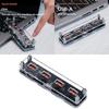 Маленькая 4-портовая USB-станция для зарядки с прочной акриловой подставкой Гладкая USB-база питания Акриловая текстура для телефонов и планшетов