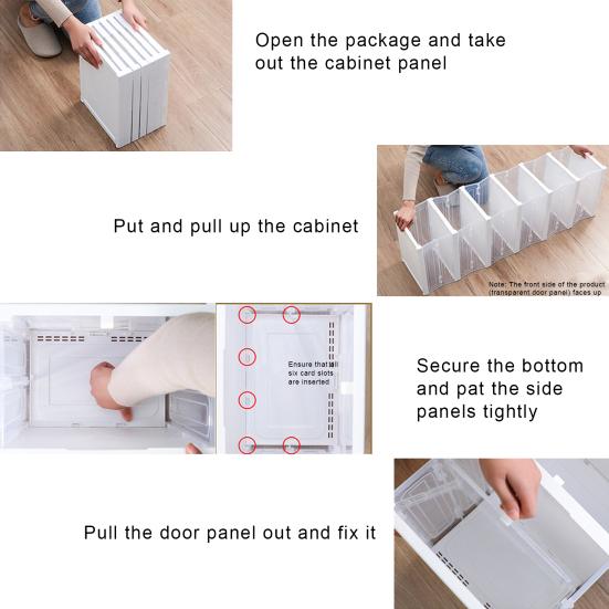 Home Shoe Box Transparent Stackable Thickened Foldable Dust-proof Visible Dustproof Moisture-proof Dorm Shoe Container Shoe