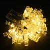2M/3M/5M/10MLED String Light Photo Clips Fairy Lights  Festoon Garland Fairy Lights Battery Powered Christmas Wedding Decoration