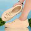 Fashion Anti Slip Couple Sandals with Thick-soled Height Increasing Shoes On Top. Summer Fashion Anti-odor Soft Soled Canyoning Shoes