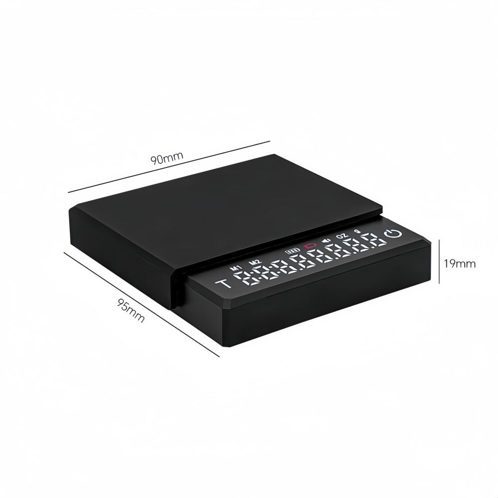 Mini Electronic Coffee Scale Smart Powder Water Ratio USB Silicone Pad High Quality Precision Professional Kitchen Coffee Tools