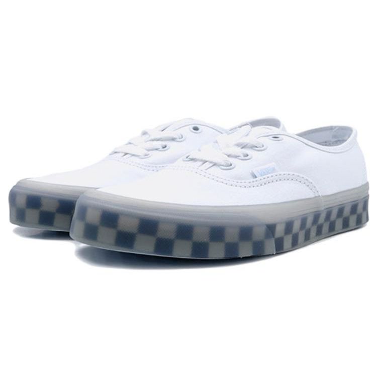 Vans Оригинальная парусиновая обувь для скейтбординга с низким верхом, унисекс кроссовки, бело-синие VN0A5KRDAVC