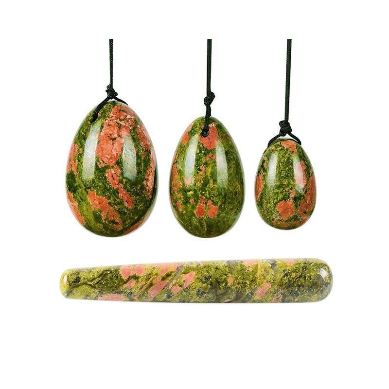 Yoni Egg Rose Quartz Jade Women Kegel Ben Wa Balls Crystal Kink Kegel Exercisers