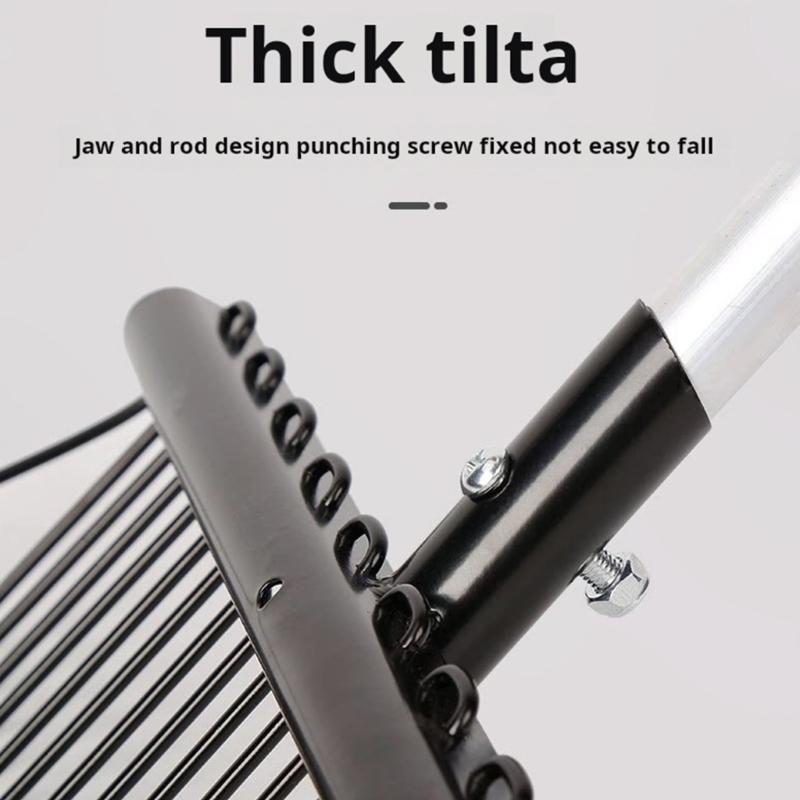 Heavy Duty Metal Manures Fork Horse Pitchforks Cleaning Tool Metal Horse Manures Rake For Horse Stable Cleaning Enduring