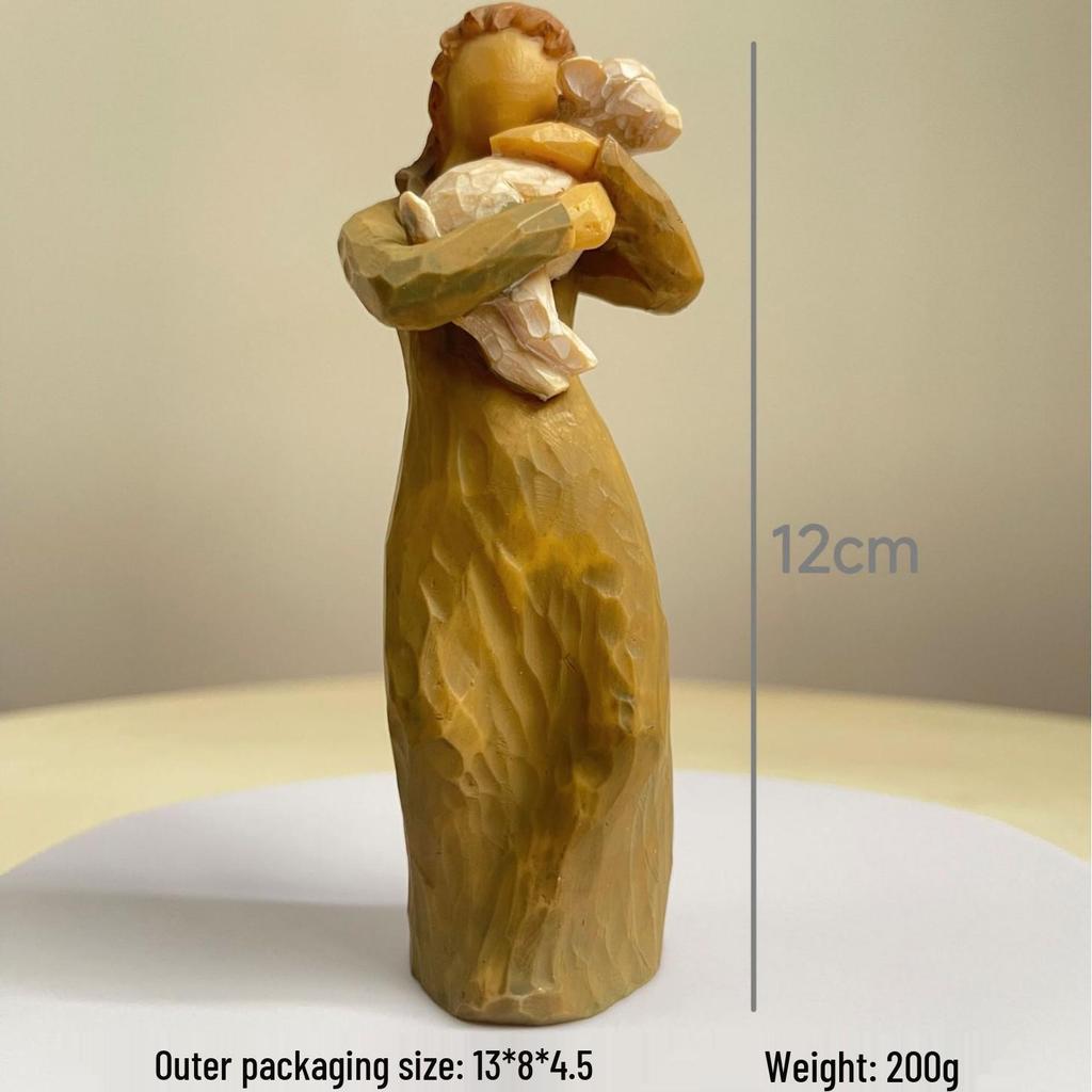 Настольное полимерное украшение «Рождественский вертеп»