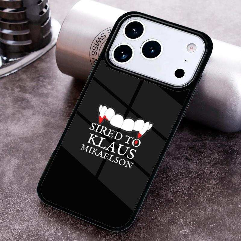 Мягкий чехол для телефона Клауса Майклсона для iPhone 17 16 15 Pro Max Air 14 13 12 11 Plus Ударопрочный чехол