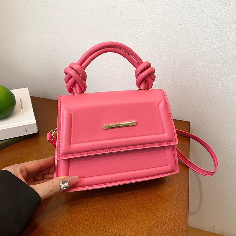 Стильная однотонная женская сумка на плечо из ПУ кожи, дизайн сумочки, маленькая сумка кроссбоди, женская сумка-мессенджер с клапаном KTY