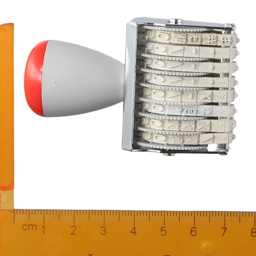 Personalized Roller Stamps Changeable Business Stamps Multi-Function Number Stamp Office