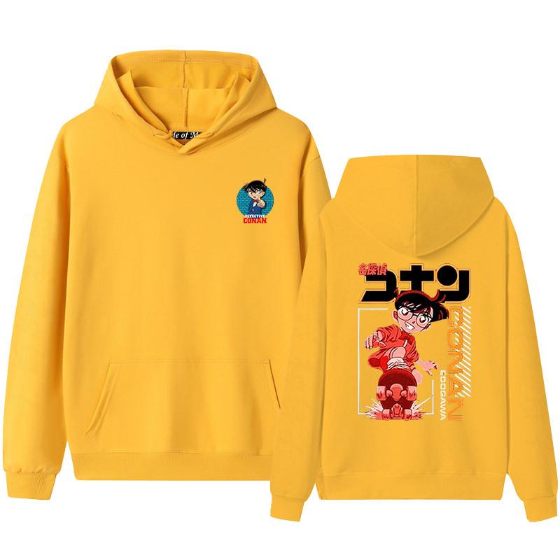 Мужские и женские толстовки Detective Conan Riman, толстовки, утолщенные в парном стиле