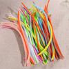 100pcs Chenille Stems Anvil Wire Craft Pipe Toys Plush Wired Twist Sticks  Handcraft