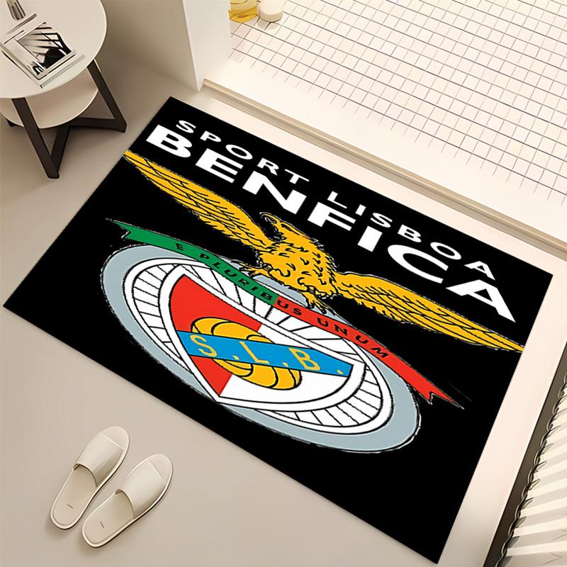 1pc Sport Lisboa e Benfica Print Area Rug - Soft, Washable Non-Slip Indoor Mat, Living Room, Home Office Decorative Rug,Office Decorative