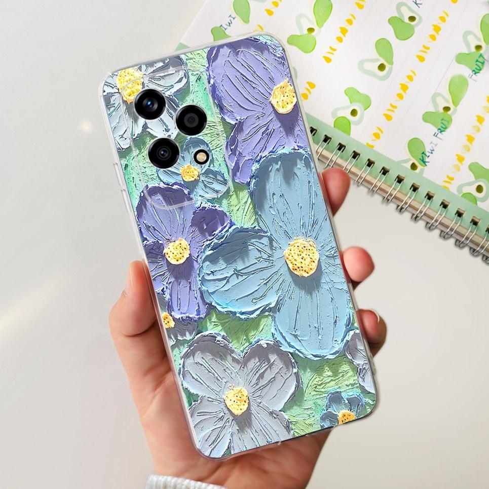 Flower Butterfly Women Fashion Back Cover For Huawei Honor 200 Lite Honor 200 Pro Phone Funda Transparent Soft TPU Honor200 Etui