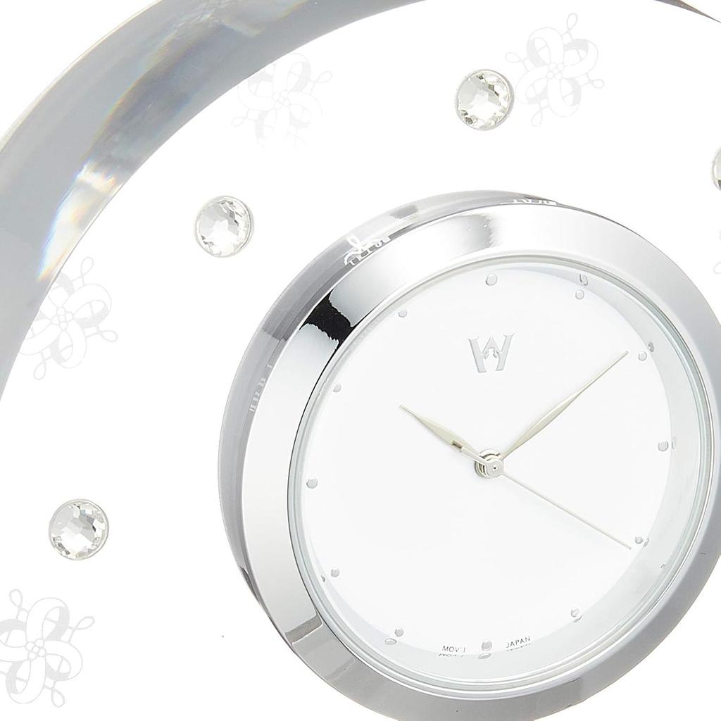 [Официальная свадебная упаковка Wedgwood] Часы Psyche Clear, Настольные часы, Декор интерьера, Свадебный подарок, Подарок на свадьбу, Подарок жениху и невесте, aB1