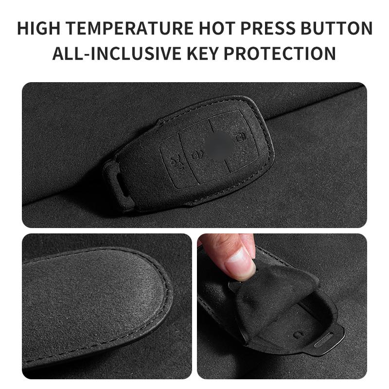 For Cross-border Markets Fits Benz C/E/S Class C260 E300 S350 GLC260 Factory in Stock Key Fob Cover for Mercedes-Benz