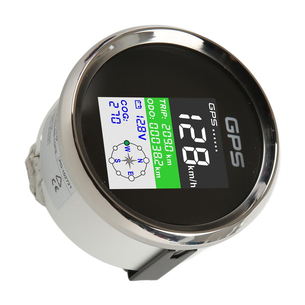 85mm GPS Speedometer Km H Knot MPH DC9‑32V TFT Screen IP67 Speed Gauge Universal for Cars Motorcycles Boats