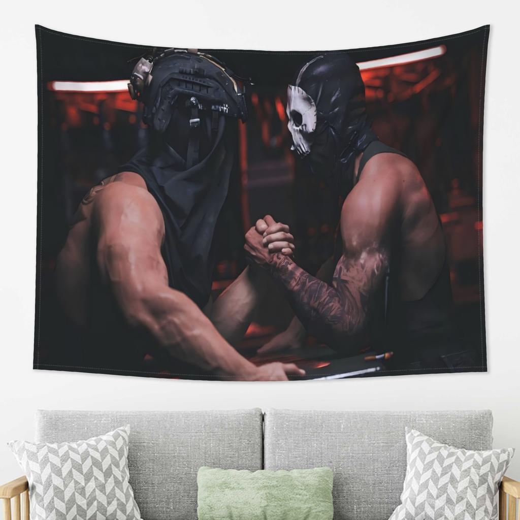 A Cool Tapestry Featuring König And Ghost Perfect for Holiday Or Birthday Gifts share
