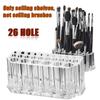 Tidy Pencil Shelf 26 Holes Lipstick Holder Jewelry Box Cosmetic Organizer Display Stand Makeup Brush Holder Storage Box