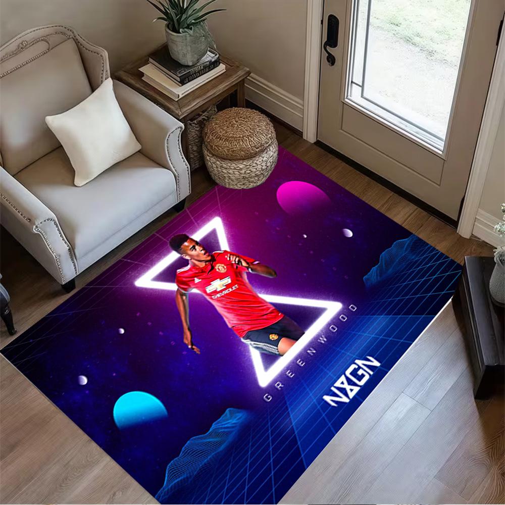 Cristiano Ronaldo Celebration Floor Rug Office Rug Design for Kitchen Dormitory Bedrooms Playrooms Antislip Carpet Decorate Offices Spiritual Gift