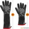 Waterproof Heat Resistant Gloves Oil Resistant Grill Gloves Easy To Clean Oven Mitts  Cooking