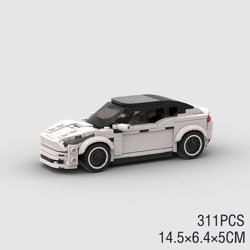 MOC City Speed ​​Sport Racing Car Model Building Blocks Convertible Super Race Bricks Rally Vehicle Toy Technical Christmas Gift