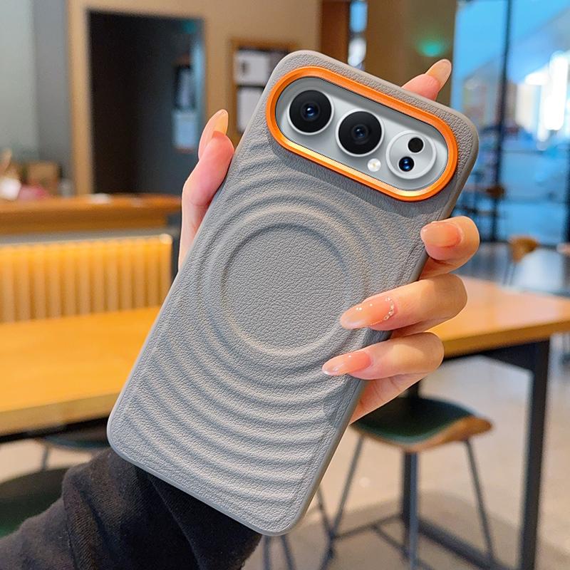 Для чехла телефона Huawei Honor 500 500 Pro, текстура волны, гальванизированная вставка, функция магнитной защелки, гладкое ощущение