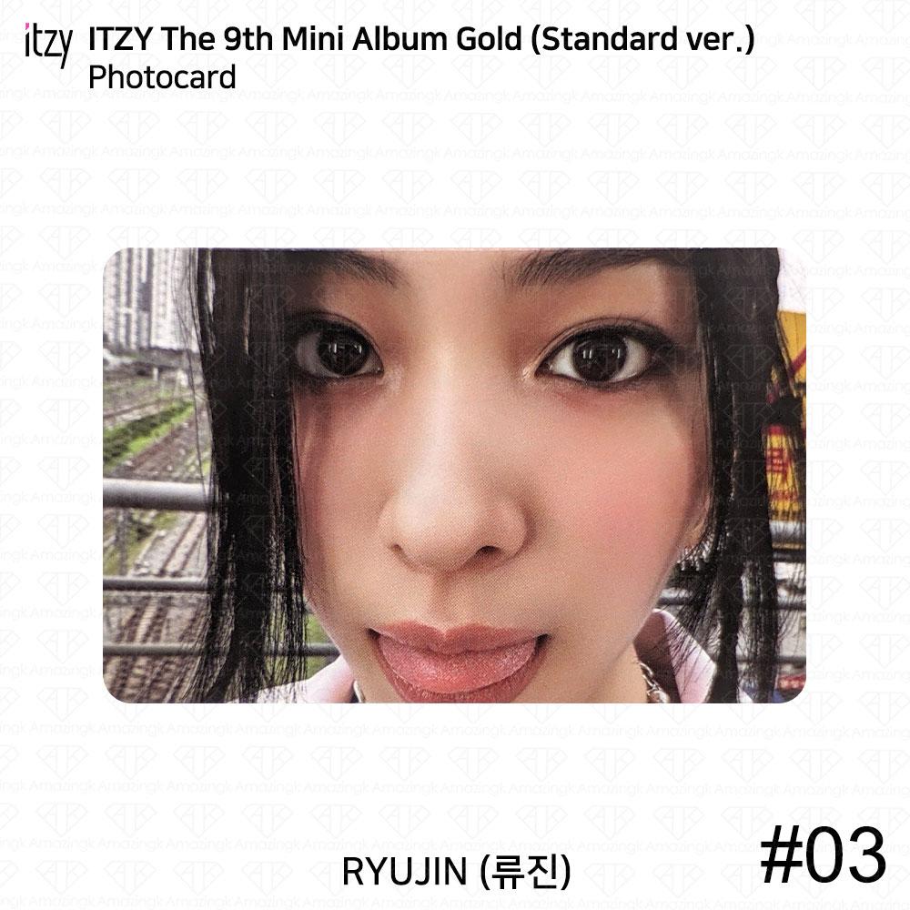 ITZY 9-й мини-альбом gold standard ver официальная фотокарточка открытка постер kpop