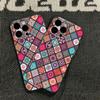 Нескользящий богемный силиконовый чехол с рисунком дурмана для iPhone 17 15 Plus 14 13 12 11 16 Pro Max, чехол для телефона с удобным захватом