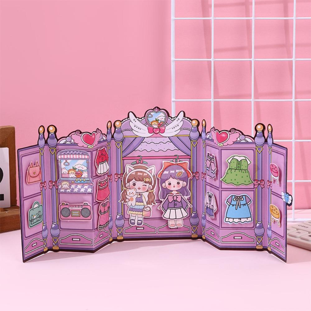 Сделай сам Игрушка Соус Аки Тихая Книжка 10*15см Развивающая Книжка Наклейка с Изменениями Подарок на День Рождения