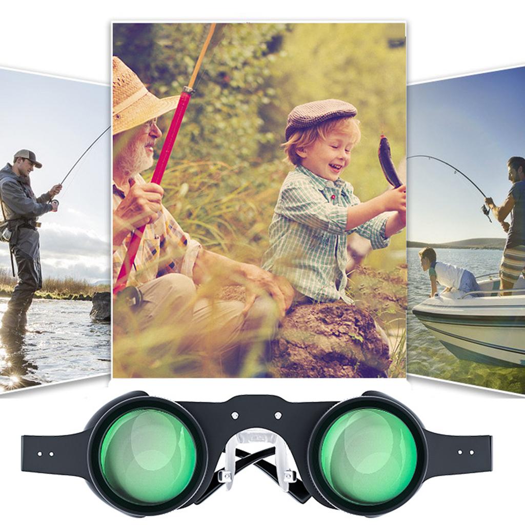 10-кратный телескоп для наблюдения за поплавком с высоким разрешением, увеличение и уменьшение масштаба, очки для наблюдения за поплавком, телескоп для рыбалки, поляризованные линзы для рыбалки