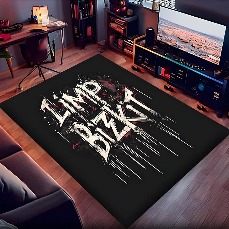 Полиэстеровый ковер Limp Bizkit, Мягкий коврик для помещений под офисное кресло, в гостиную, к компьютерному столу - Декоративный дизайн ковра для домашнего офиса