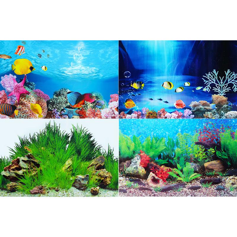 3D HD Двусторонние Аквариумные Фоновые Обои